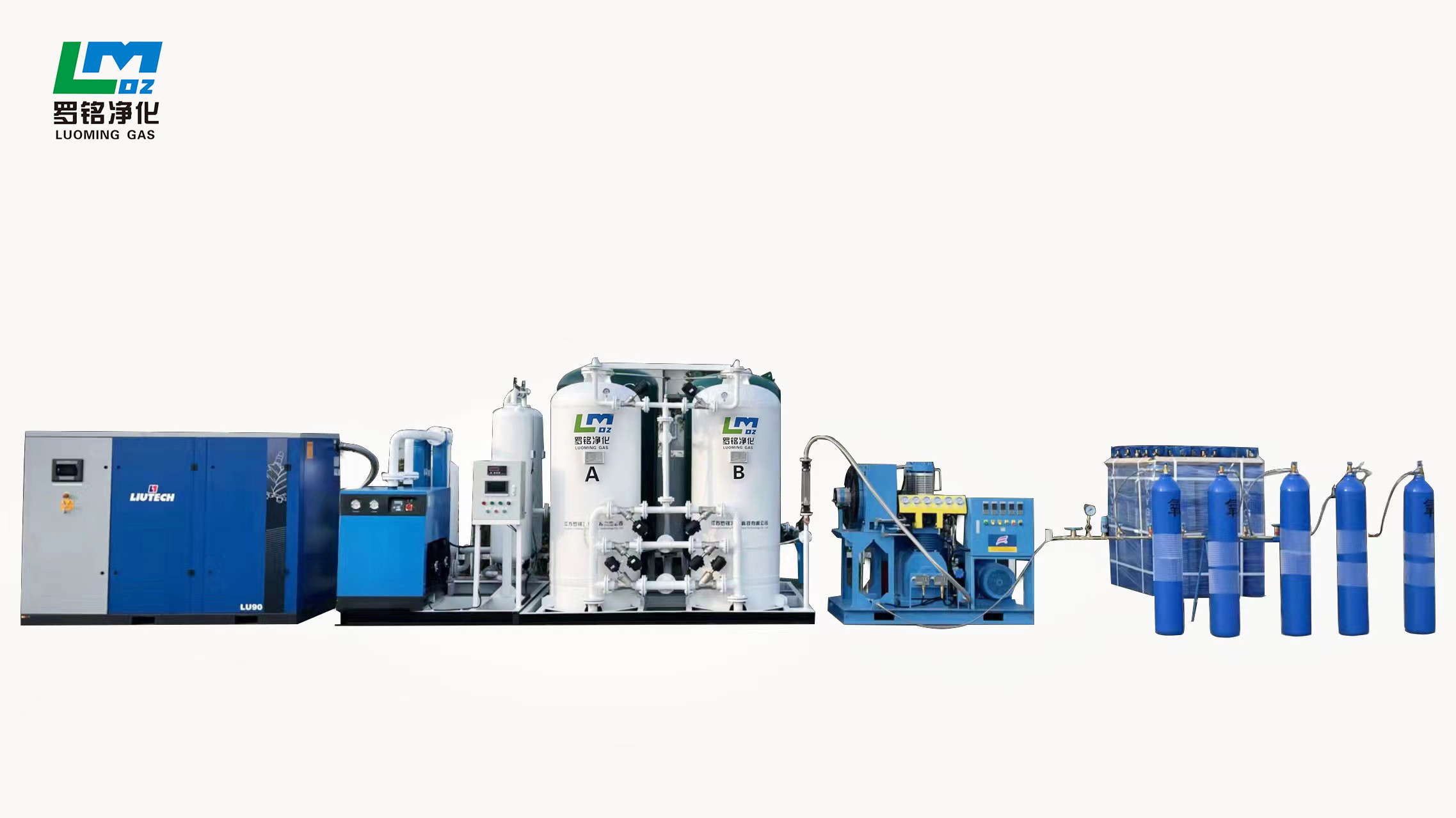 PSA Oxygen Filling System Medical Equipment For High Purity Oxygen Generator Plant