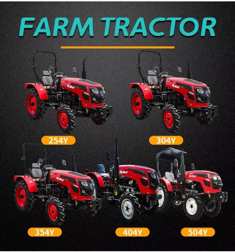 Multifunction Agricolas Agricultural Farm Tractor Small 25 Hp Mini Tractor