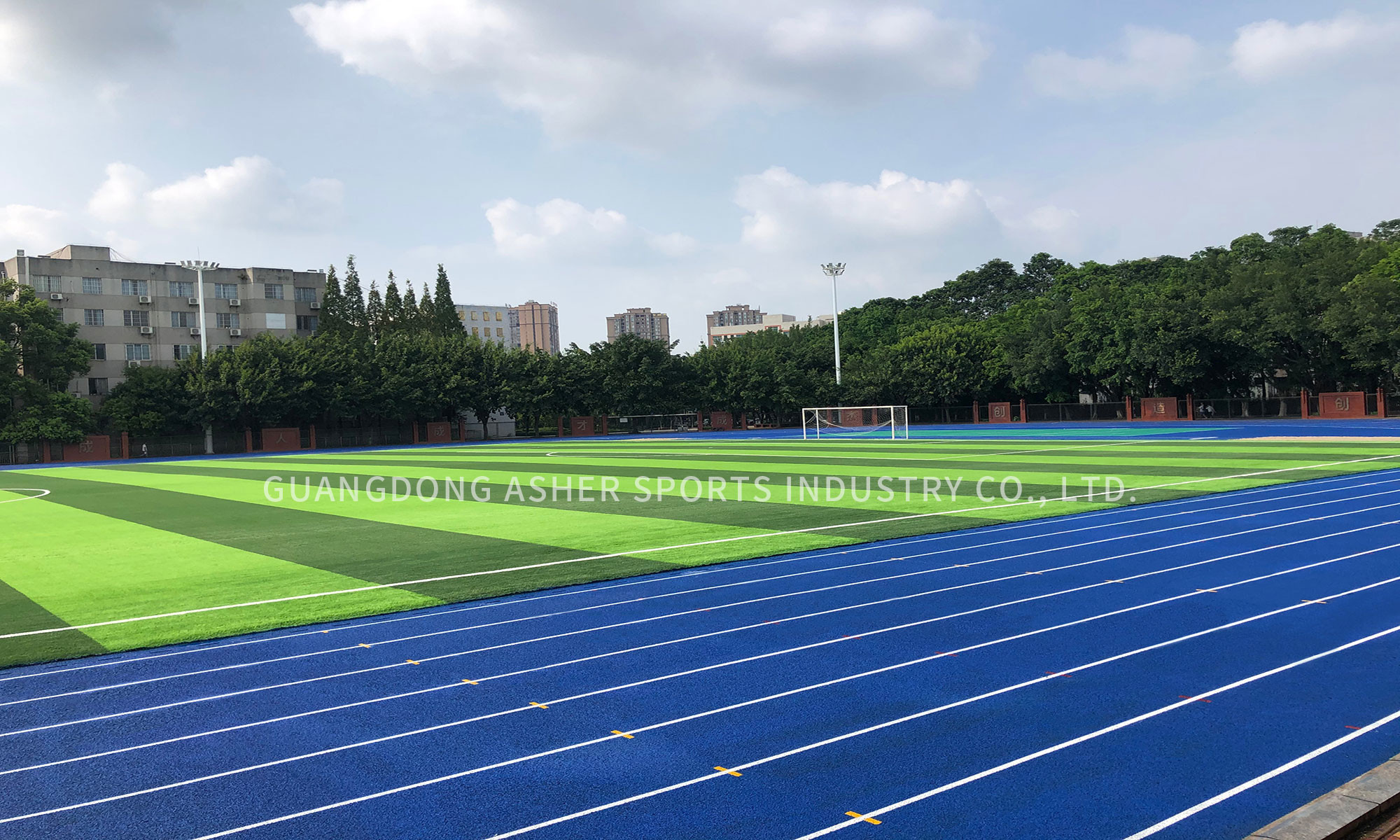 Non Poisonous IAAF Running Track Systems Full PU Training use