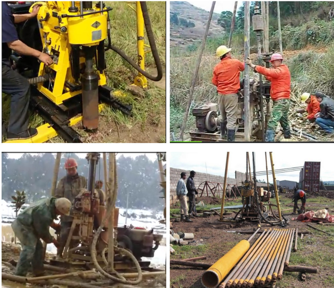 Full Hydraulic Crawler Type Hydraulic Rock Core Drilling Machine