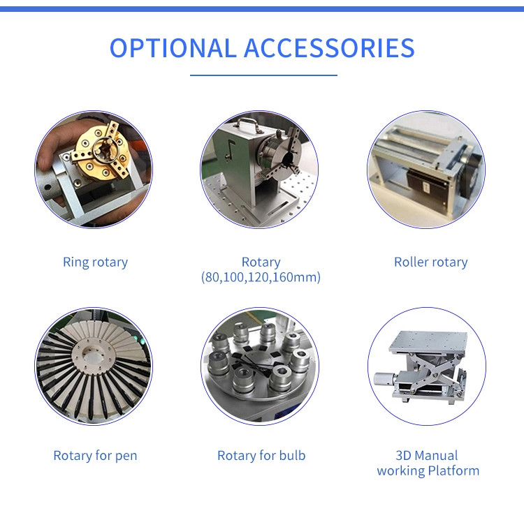Engraving Fiber Laser Marking Machine 3D Dynamic Color Mopa JPT Color 60W 30W 50W