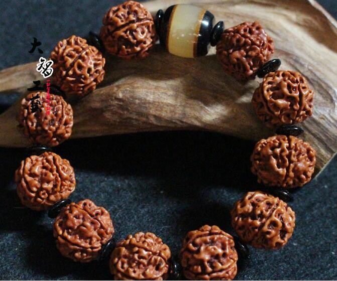 Natural five-ring vajra Bodhi beads bracelet bracelet Nepalese vajra-Bodhi beads bracelet wholesale