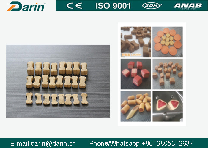Automatic Pet Food Production Line stainless steel material pet meat snack machine