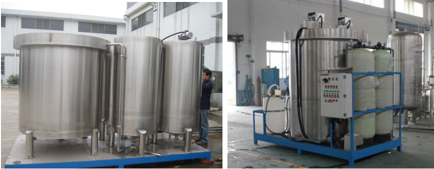 Active Carbon / Sand Filter Tank Vertical Type High Capacity BV Certificate