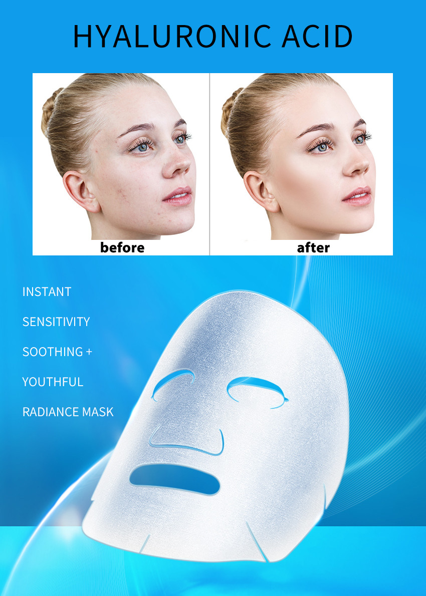 Pure Material Moisturizing Facial Mask 7pcs Hyaluronic Acid Tight Skin