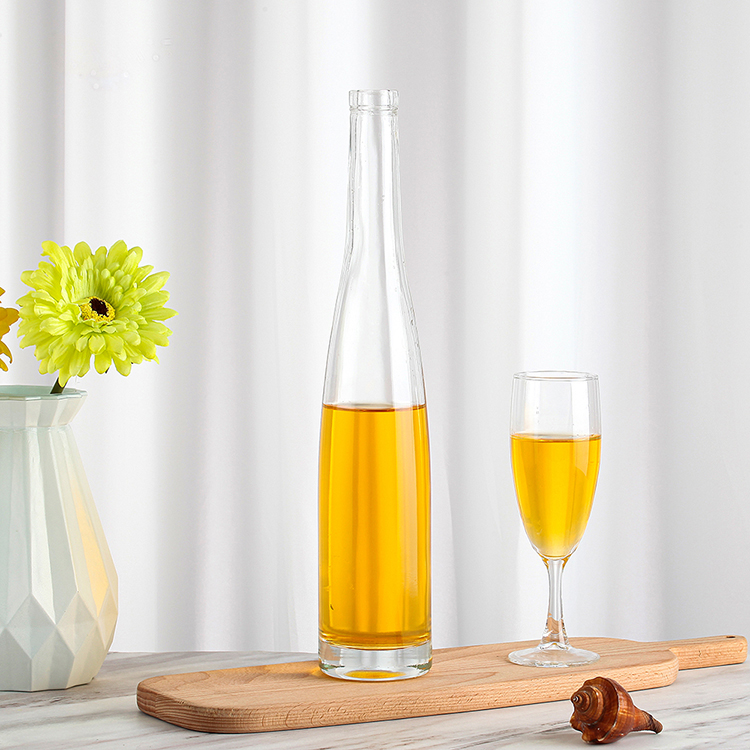 Customized 380ml 500ml 750ml Clear Glass Bottle for Liquor Vodka Empty and Affordable