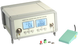 Fiber Optic Test Equipment , Optical IL / RL Test Station Insertion Loss And Return Loss