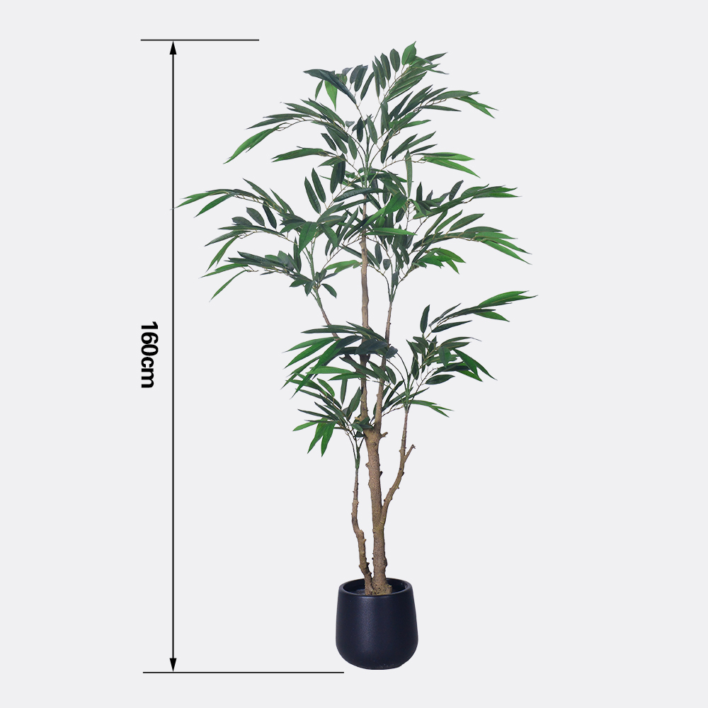Factory wholesale artificial weeping fig tree 5.2ft 6ft faux ficus plant​ for home living room decor