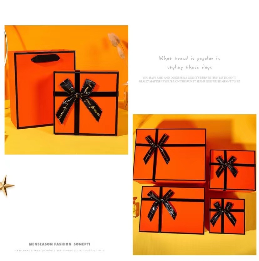 Rectangle Square Bow Tie Cardboard Jewelry Boxes With Drawers