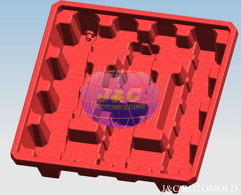 Professional Plastic Rotational Moulding For LLDPE Drum Pallets / Containment Pallets