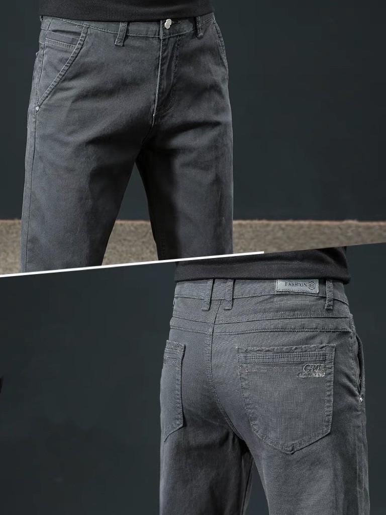 Double Core Yarn RFD Gray Modal Denim Fabric By The Yard 310gsm