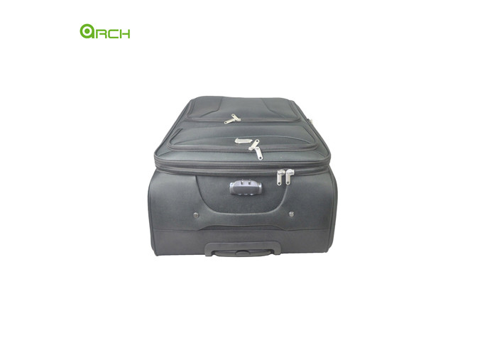 Spinner Wheels Combination Lock Expandable Luggage Bag
