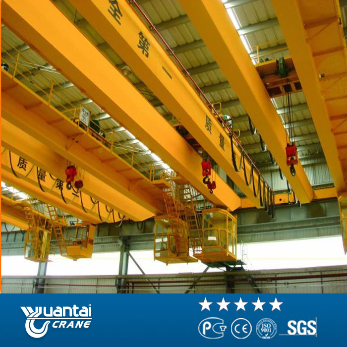 YUANTAI certified LH model double girder overhead hoist crane