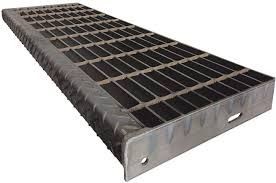 DIY ASTM A1011 Bar Grating Treads Easy Spiral Fixation Or Welding Fixation Installation