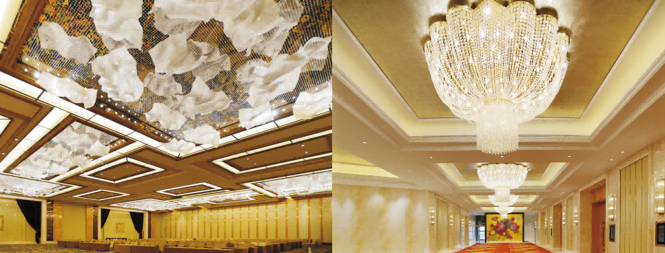 Modern Chinese Culture Modern Hobby Lobby Chandelier For Banquet Hall
