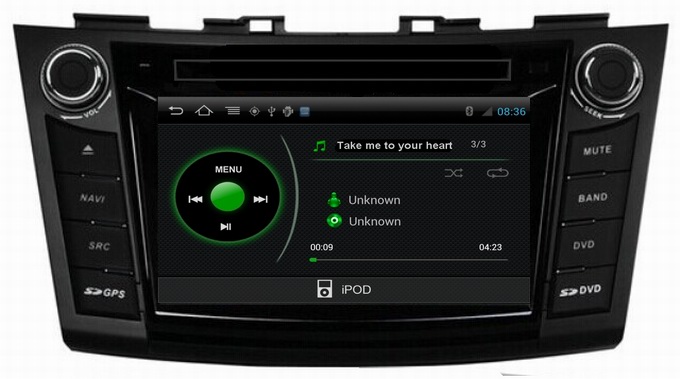 Ouchuangbo Special Android 4.0 Car DVD for Suzuki Swift 2011-2012 with GPS Audio Player S150 System OCB-179C