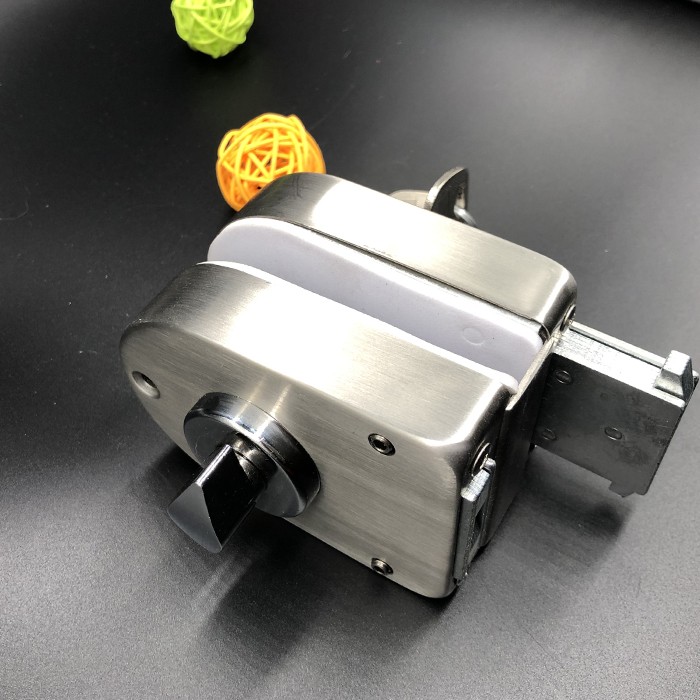 Smooth-Operating Glass Door Pivot Hinge Sets with Magnetic Catch Latch PSS/SSS Finish
