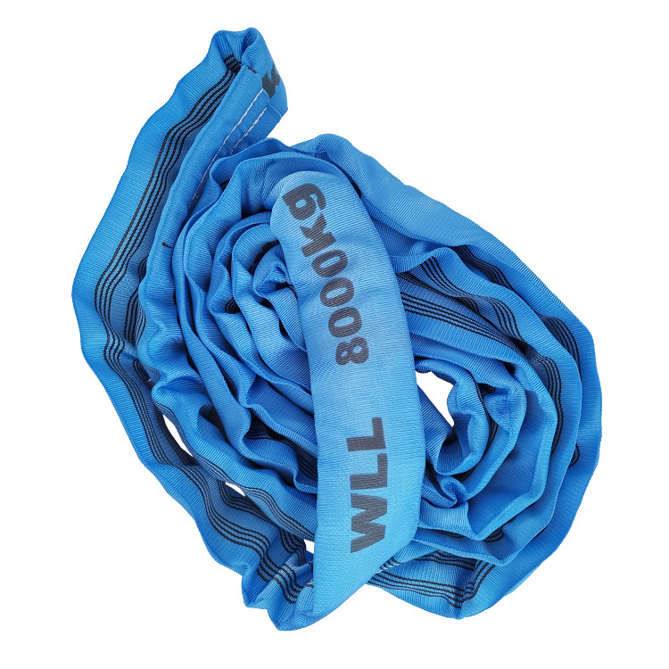 AS4497.1 WLL 8T Flexible Endless Lift All Round Slings 100% Polyester For Steel Mesh