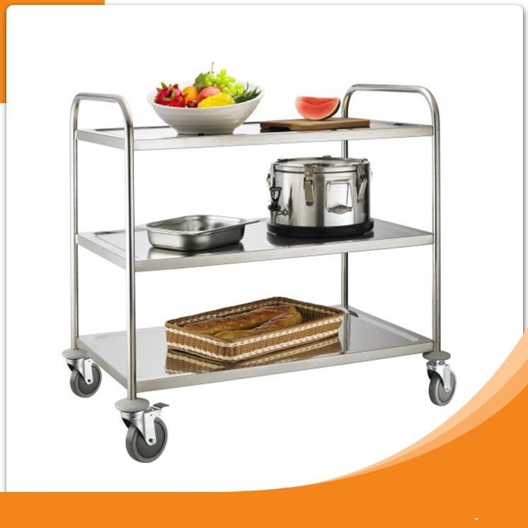 RK Bakeware China Foodservice NSF Kitchen Food Tray Trolley Cart Stainless Steel Trolley for Restaurant