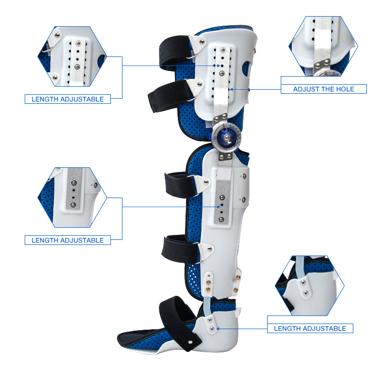 Hot Sale High Quality Fracture Knee Brace Rehabilitation Ankle Foot Orthopedic Orthosis