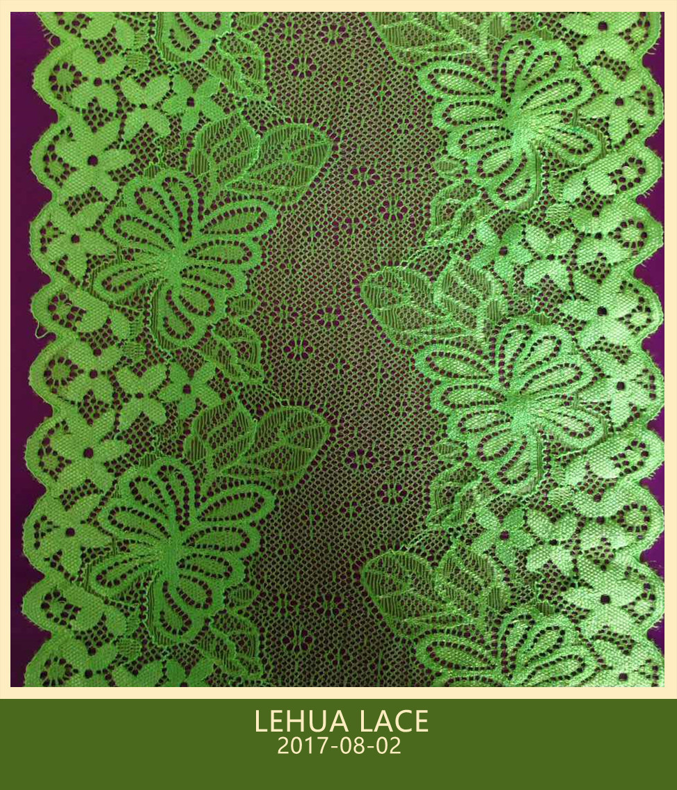Hot Selling and nice quality Nylon Spandex Stretchy Brazil Lace from China