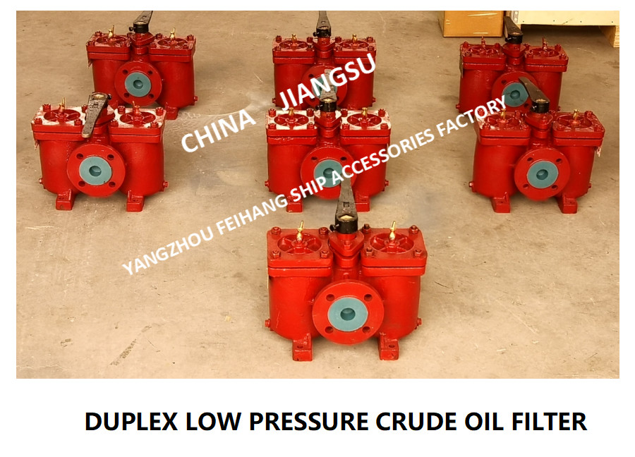 Marine Duplex Oil Filter And Duplex FUEL Oil Filter AS40-0.18/0.13 CB/T425-94 Cast Iron Body,With Filter Element