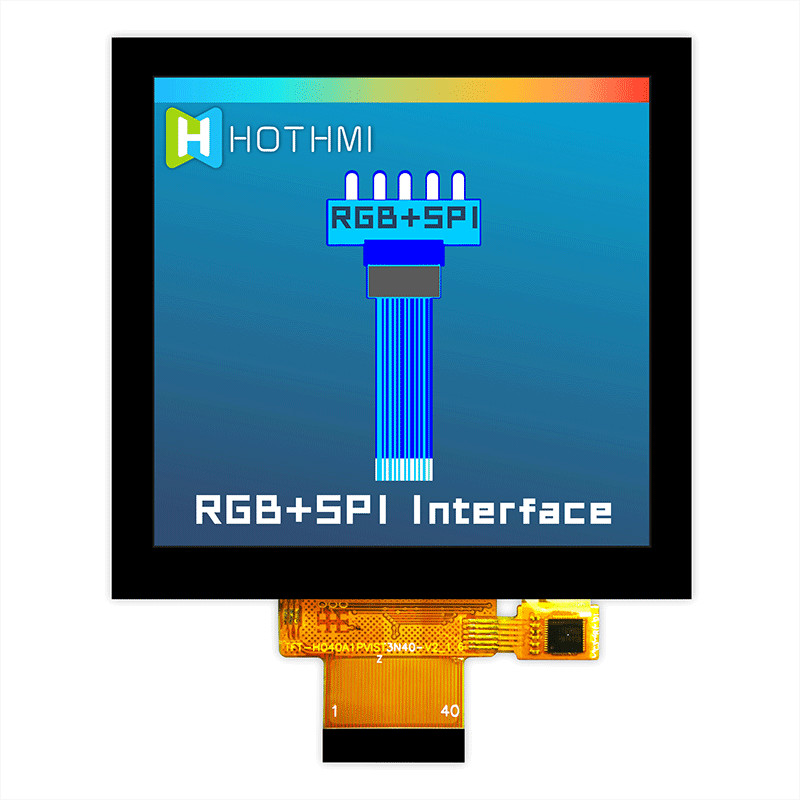 4.0 Inch 480x480 Square Display TFT Lcd Module IPS SPI FT6336U With Pcap Monitor