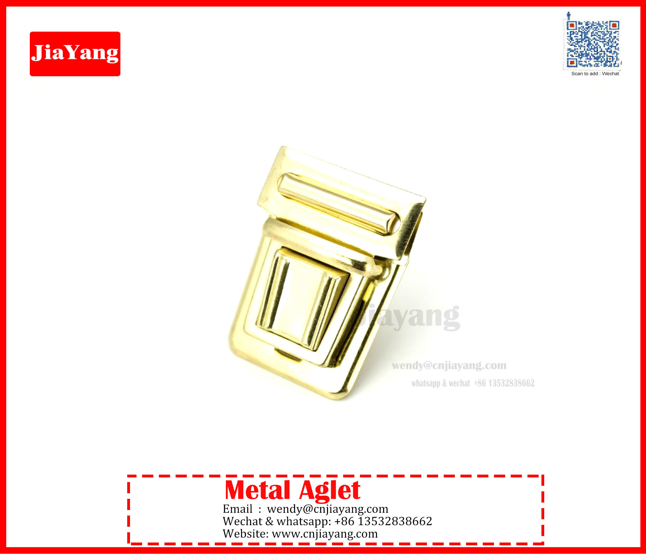 Brass Color metal locks for wooden box