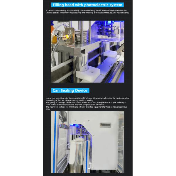 Hydrogen-rich Water Filling Machine 330ml - 1L Can Filling Machine VST-Q9