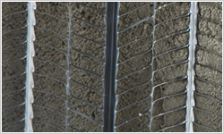 Plaster Background Wire Mesh Lath 0.25 / 0.3mm Thickness Building Material