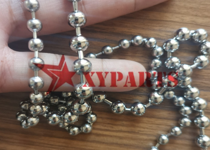 8mm Diameter Stainless Steel Ball Chain As Curtain Screen For Office Decoration