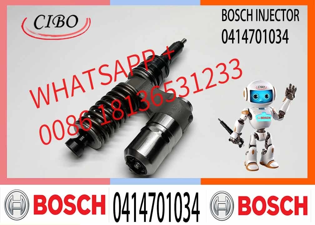 Diesel Engine Fuel Injector 0414701033 Common Rail Injector 0414701034 Auto Parts Injector 16650-00Z11