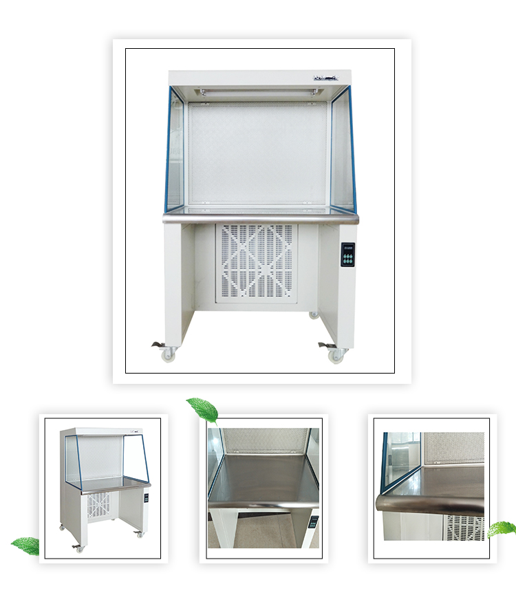 SUS304 Single Clean Bench Laminar Flow 1.2mm Lab Clean Room Work Benches