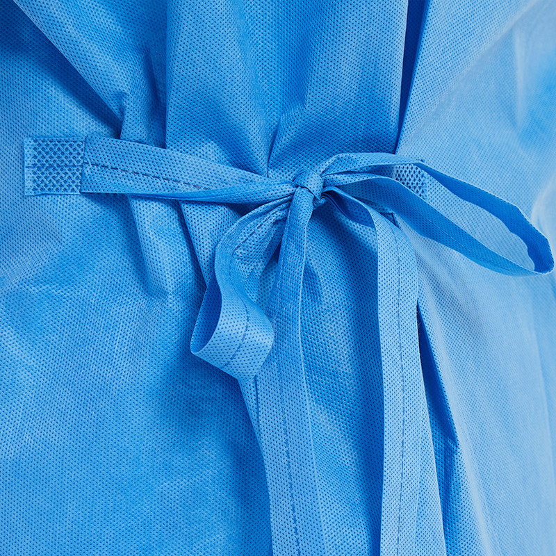 FDA ISO13485 Green Medical Surgical Gown Reinforced Disposable Doctor Gown