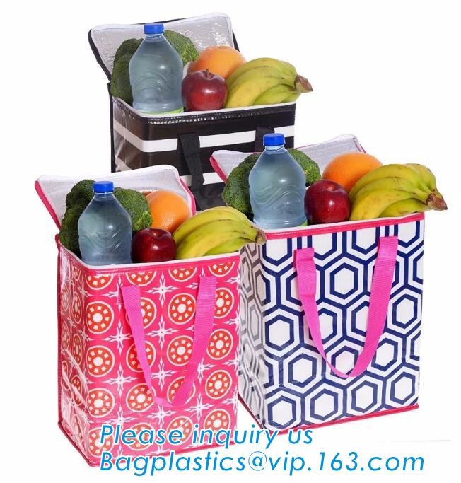 cooler bag waterproof oxford shoulder bag ice pack thermal picnic lunch box vehicle insulation bag for meal drinks pack