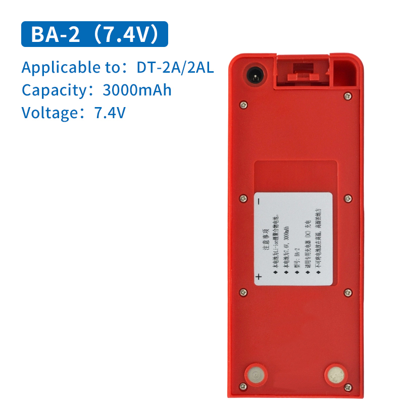 DT-2/DT-2L Electronic Laser Theodolite Battery BA-1 Ni-MH, BA-2 Lithium Battery