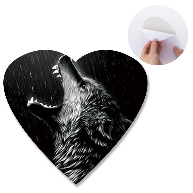 Small Card 3M Sticker 3D Lenticular Stickers PET Printing Card For Kids