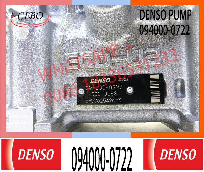 Diesel fuel pump 094000-0722 for lSUZU high pressure common rail sensor eup pump 094000-0722 for lSUZU injection pump
