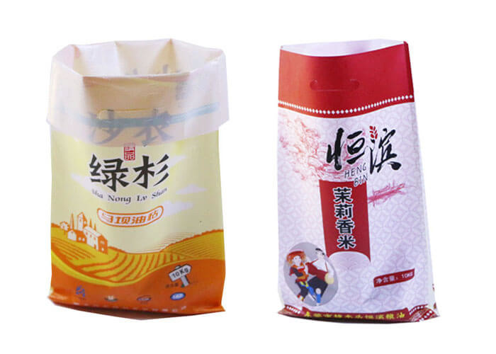 Tough BOPP Laminated PP Woven Bags With Window Environmental Friendly