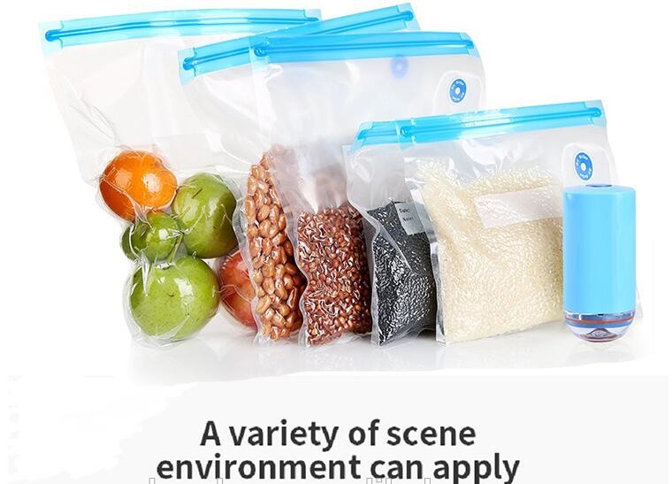 vacuum sealer storage bag Heat seal laminated transparent vacuum plastic food packing bags for sausage, BAGPLASTICS. BAG