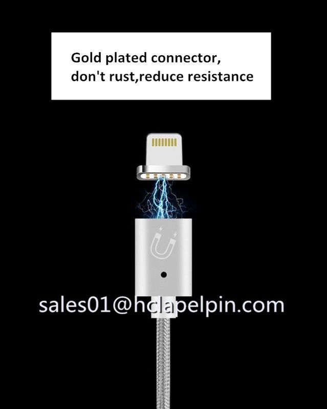 Magnetic Charging Cable For iphone6 and Samsung mobile phone micro usb cable