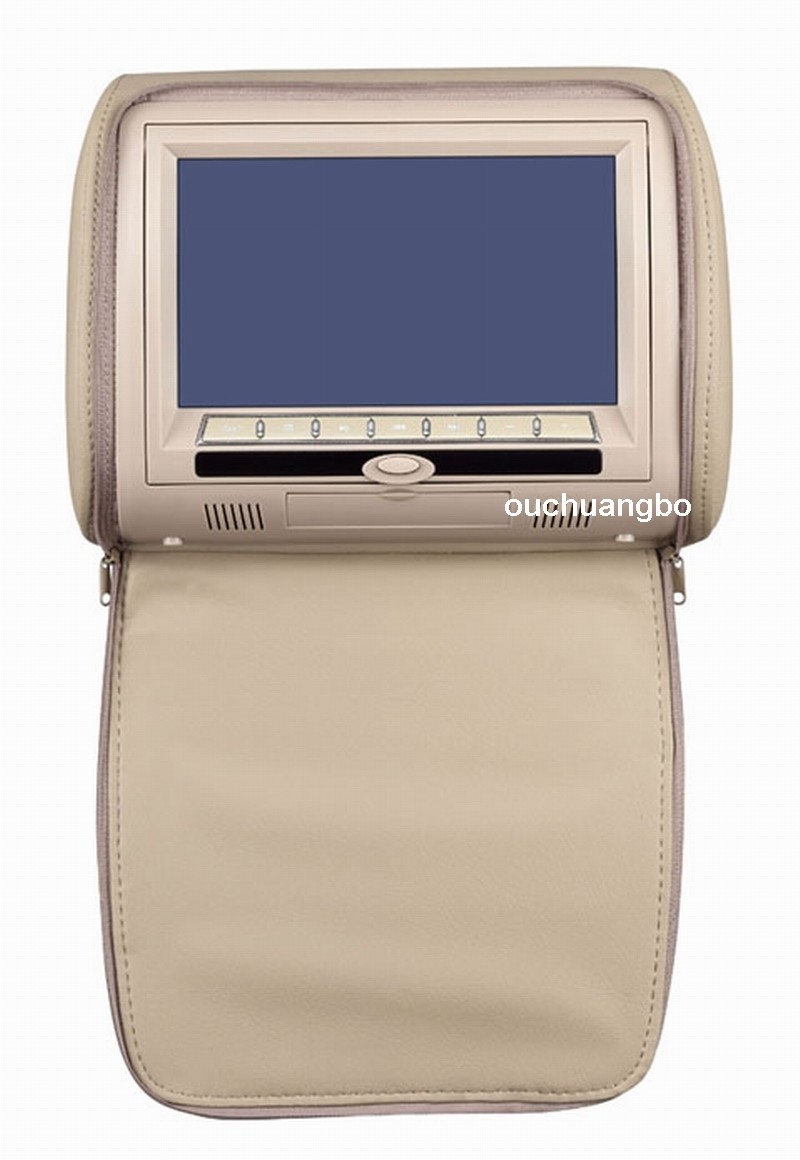 Ouchuangbo 7 inch Auto Car Headrest monitor DVD Player Car TFT LCD Monitor With Digital Panel