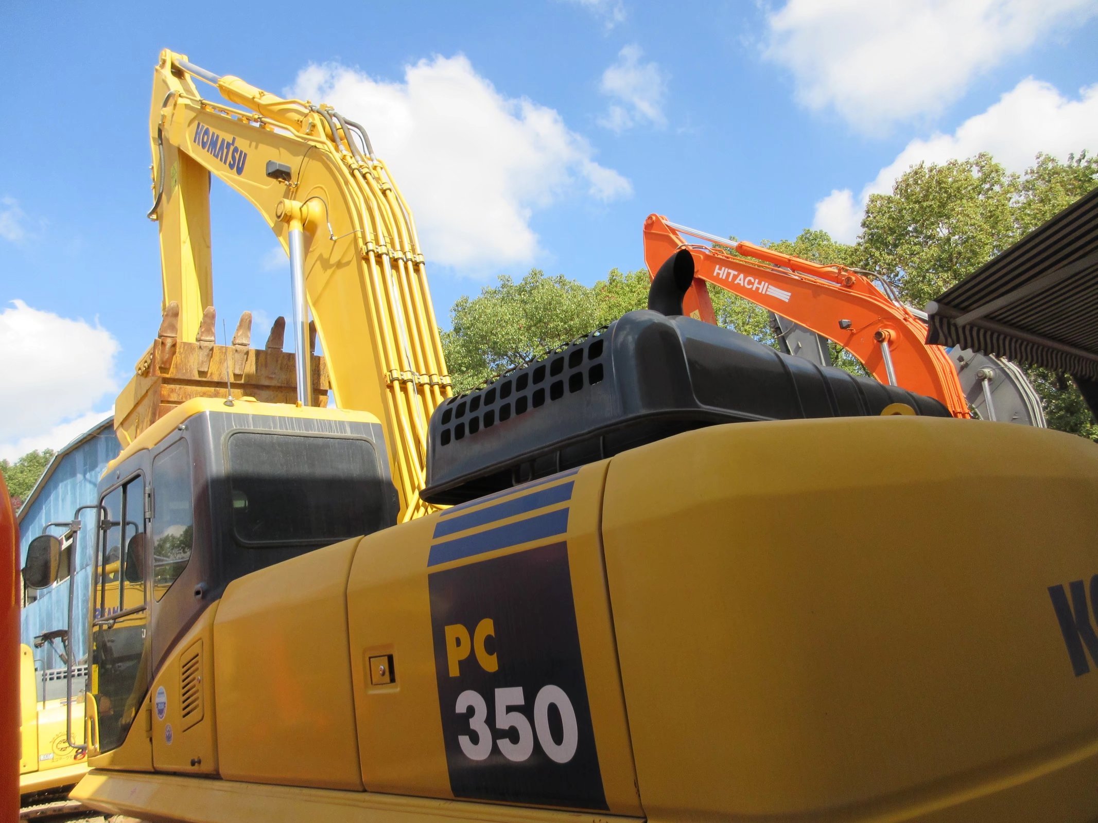 Japanese Original Komatsu PC350 Excavator with Operating Weight of 20000 in Japan
