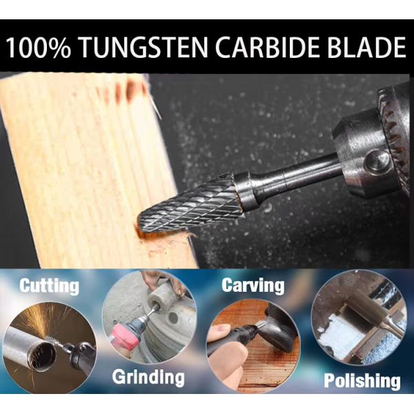 Carbide Rotary Burr For Metal Deburring Борфрезы для снятия заусенцев