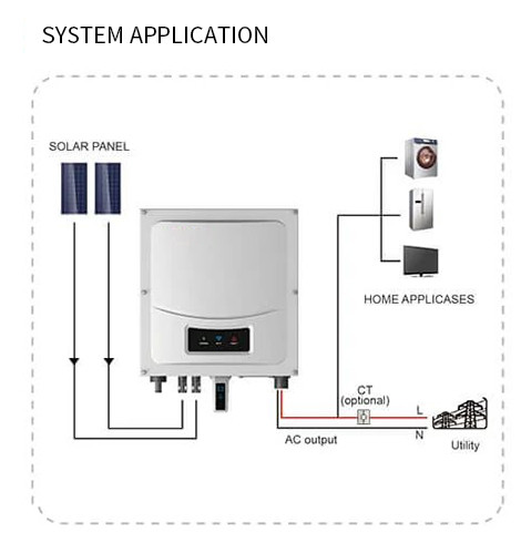 3600W 3600VA PV Inverter IEC62109 Solar On Grid Inverter Single Phase