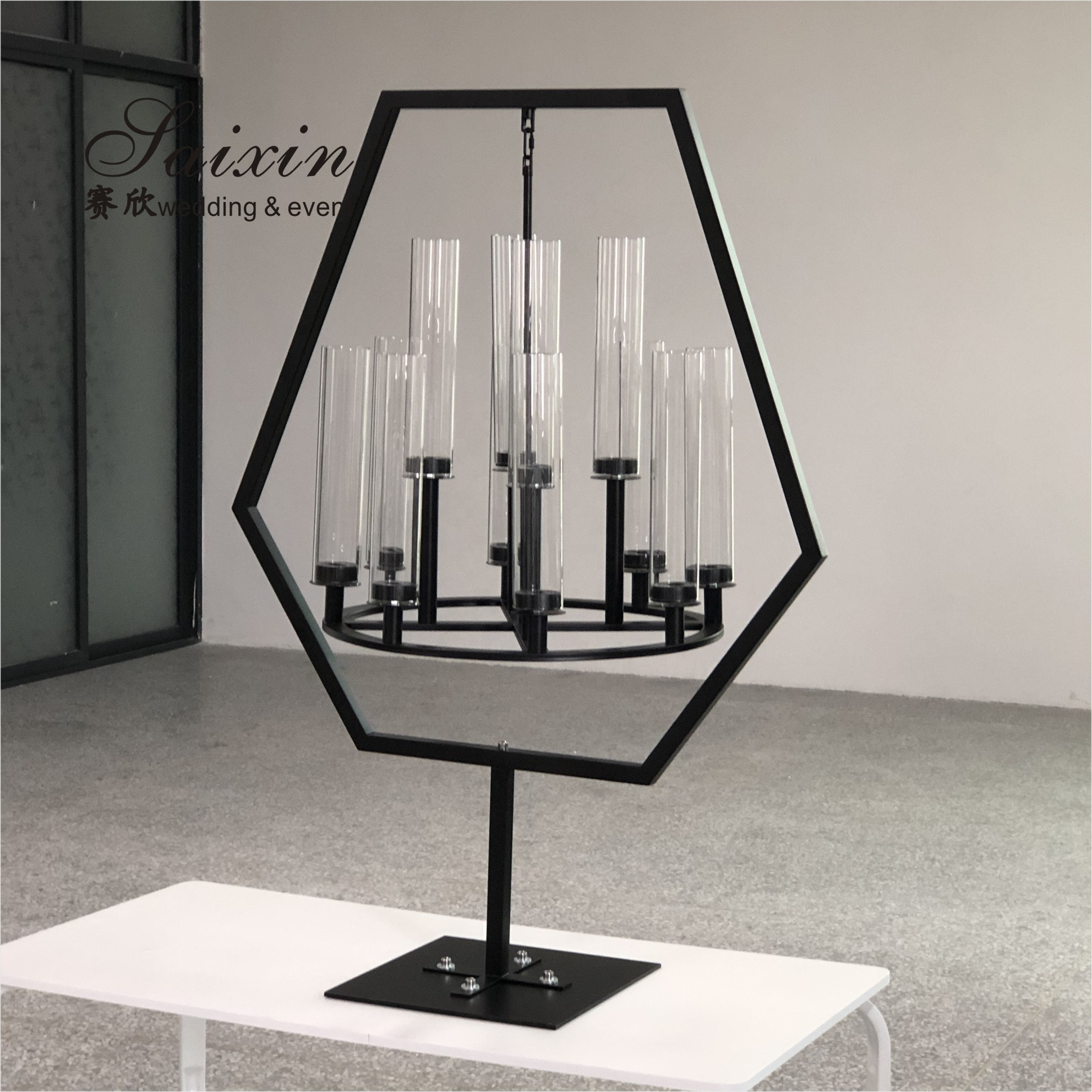 13 Arms Crystal Glass Candelabra Centerpiece Wedding 150CM