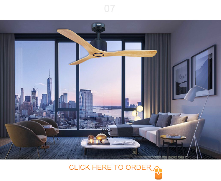 52 Inch 5 Speed Ceiling Fan with Remote Control and Solid Wood Blades NO Private Mold