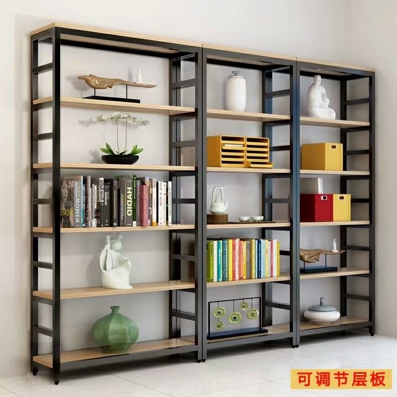 Grocery Store Metal Wood Supermarket Gondola ShelvingMetal/Wooden/Acrylic Display Shelf for Clothing/Shoes/Jewelry/Watch