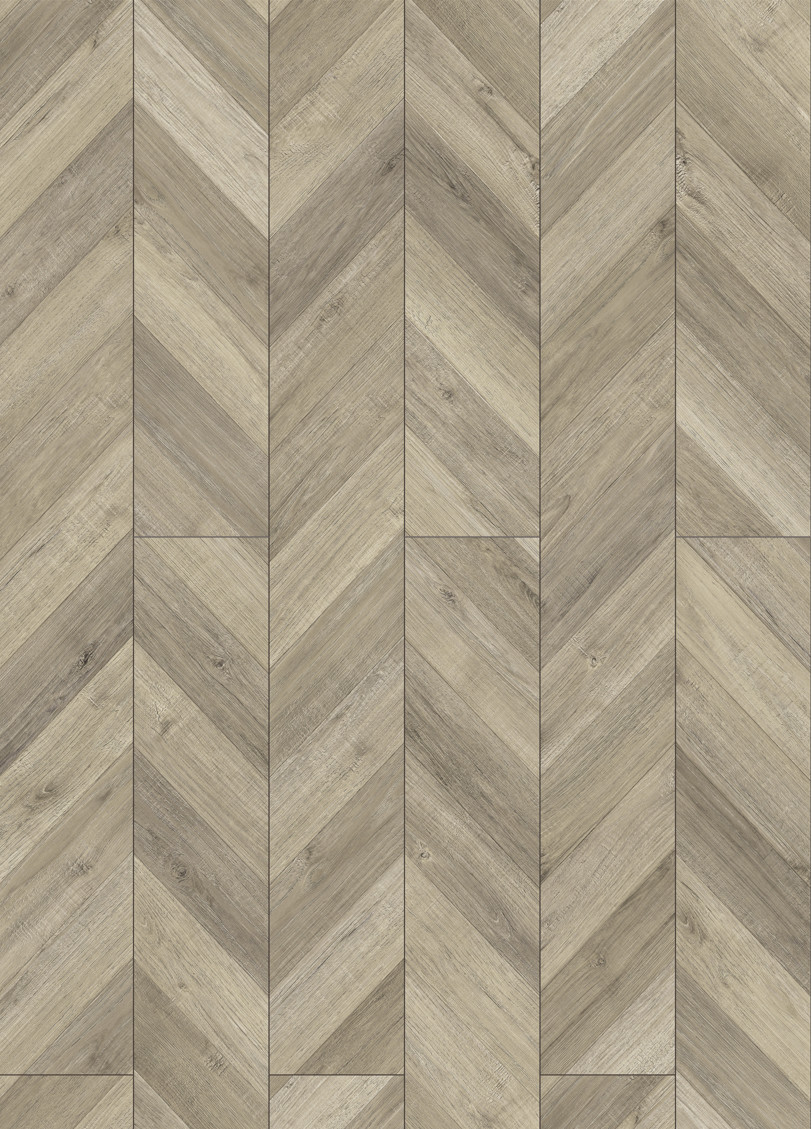 Eco Friendly Herringbone SPC Unilin Click Jump Color Oak Burlywood Wood Grain GKBM DP-W82243