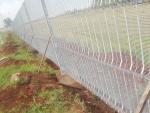 high security fence panels, pvc coated clearvu no climb fence